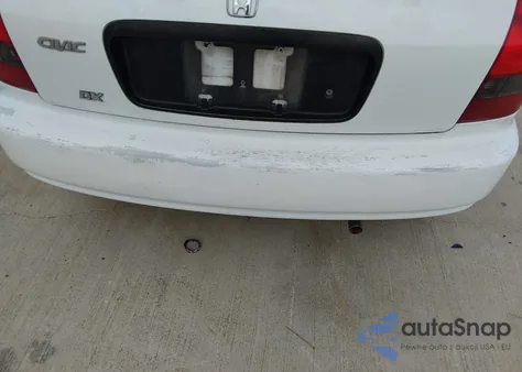 2000 Honda Civic Dx from USA, damaged, VIN 2HGEJ6346YH108393